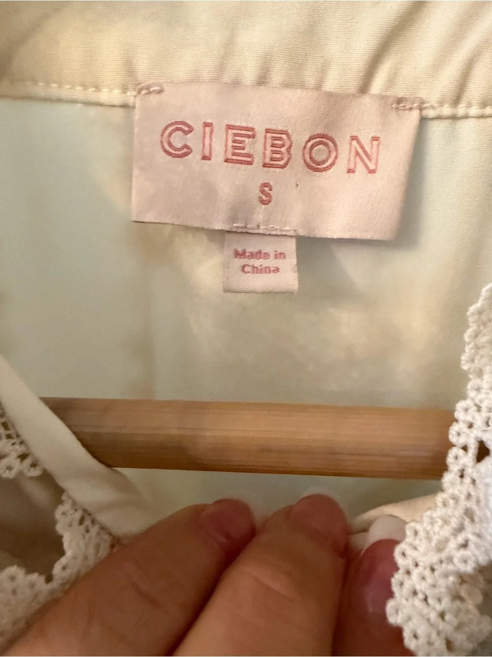 Ciebon Ivory Ruffle Lace Tiered Dress - Picture 6 of 6